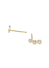 Boucle d'oreilles "Tres" Or et Diamants