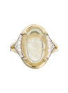 Bague "Bihina Rutile" Or jaune et Diamants