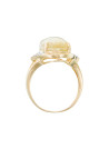 Bague "Bihina Rutile" Or jaune et Diamants