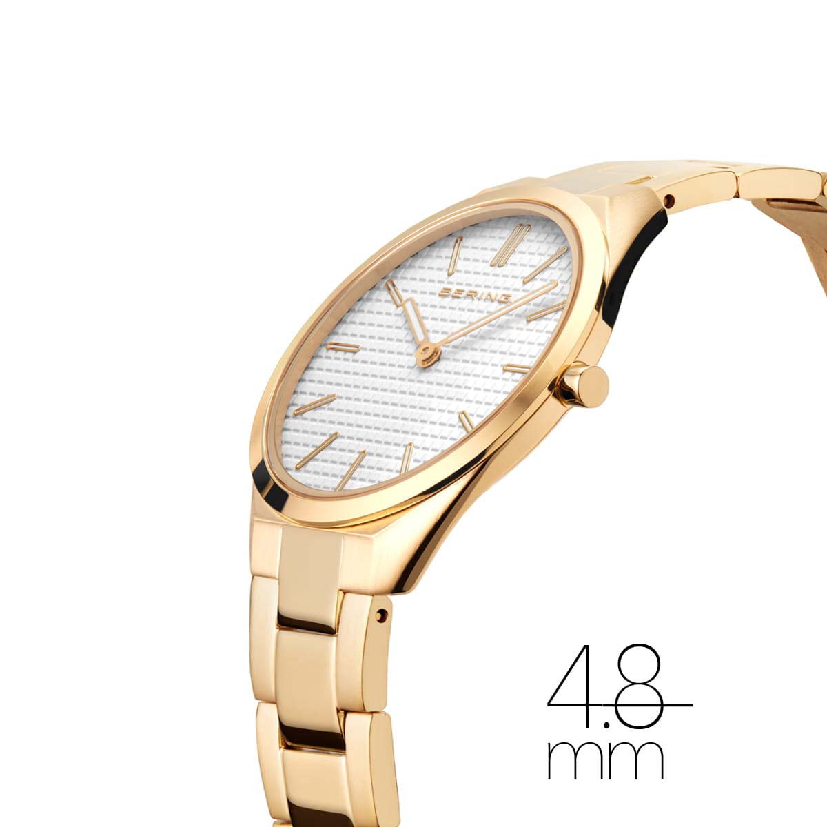 Montres Bering Femme "Ultra Slim" Quartz - Boîtier or brillant brossé - 17231-734 Montre Bering Femme "Ultra Slim" Quartz - Boîtier or brillant brossé - 17231-734