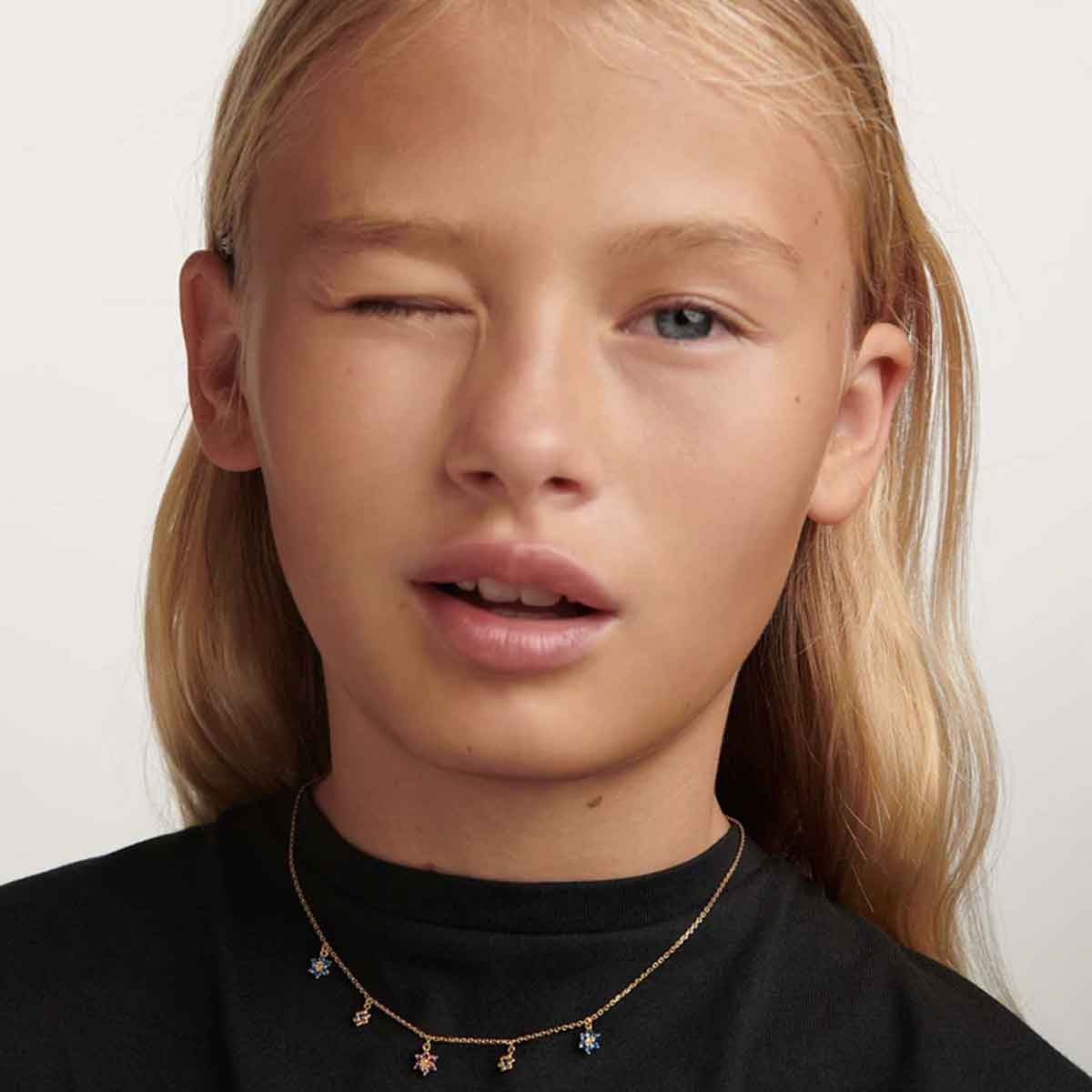 PDPAOLA Collier Enfant - LES PETITES - PDPAOLA Collier Enfant - Les petites - en argent plaqué or - CO01-237-U