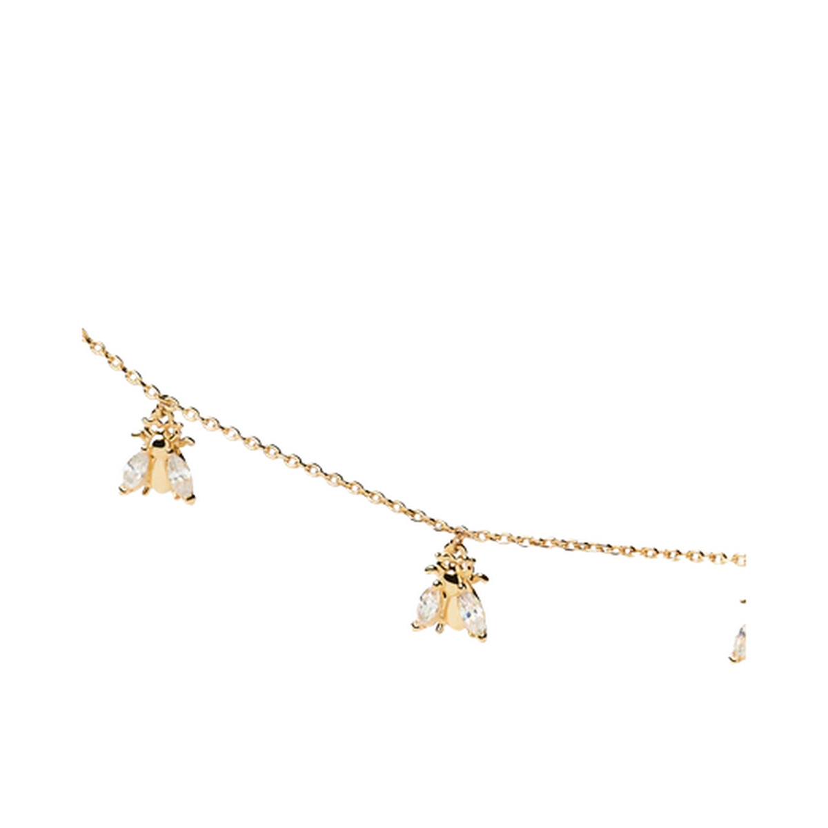 PDPAOLA Collier - NEST GOLD - en argent doré PDPAOLA Collier - Nest Gold - en argent plaqué or - CO01-200-U