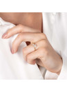 Bague "Sempor" Or jaune et Diamants