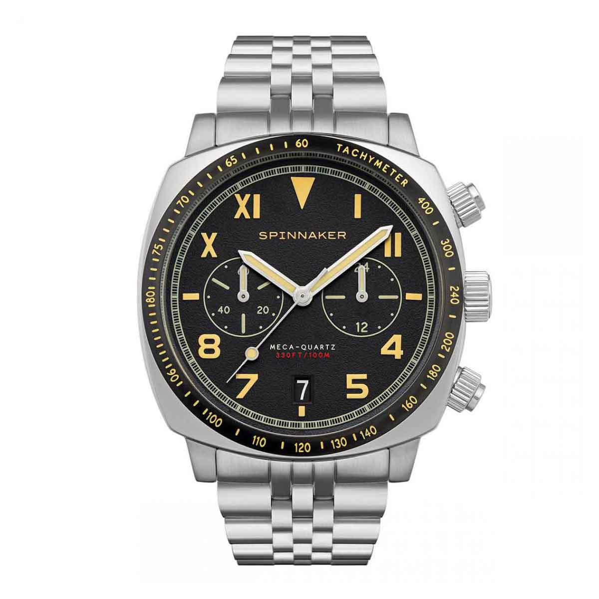 Montre Spinnaker Hull California Chronograph - Cadran noir