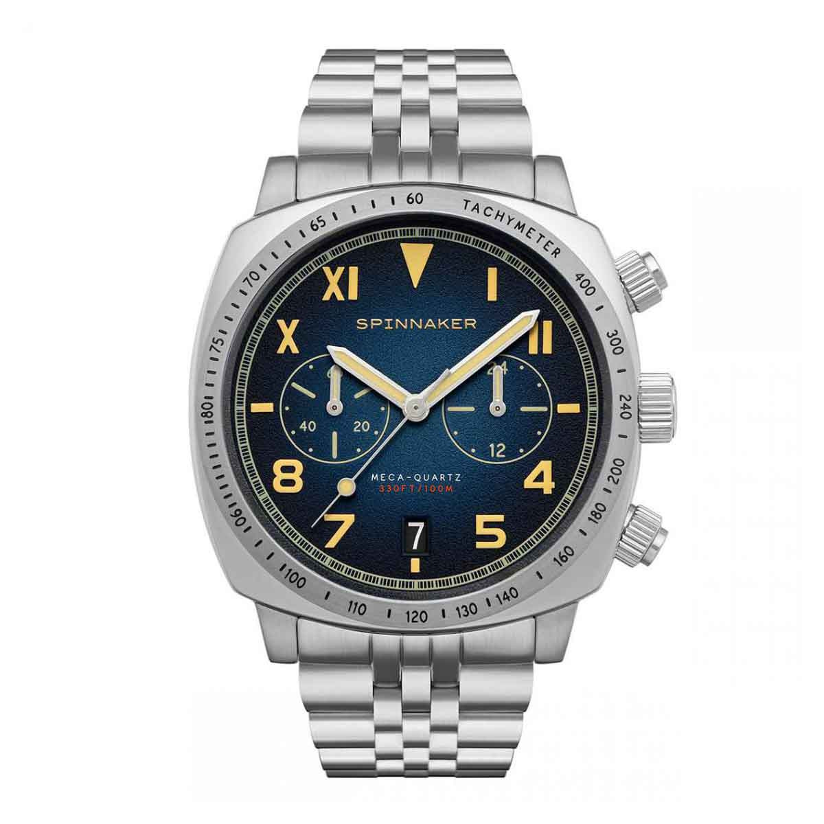 Montre Spinnaker Hull California Chronograph - Cadran - SP-5092-33 Montre Spinnaker Hull California Chronograph - Cadran Bleu