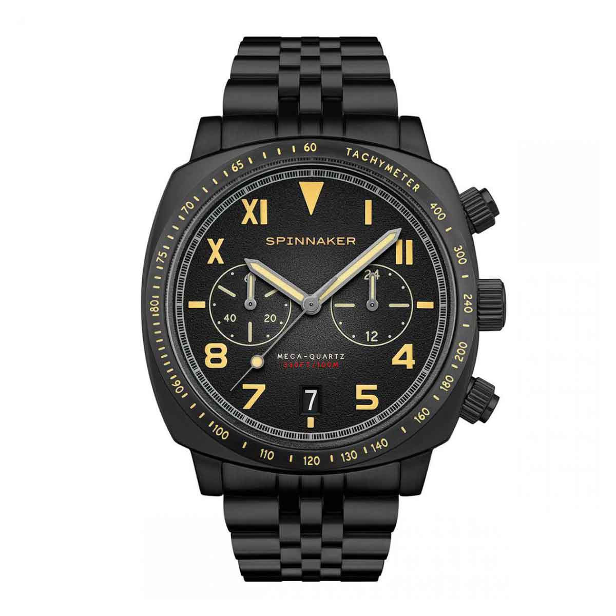 Montre Spinnaker Hull California Chronograph - Cadran Noir