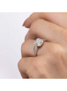 Bague "Mon voeu le plus cher" Or blanc et Diamants
