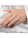 Bague "Destinée" Or blanc