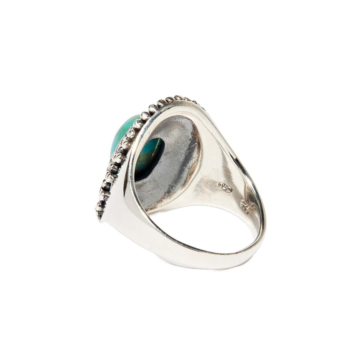 Bague "Puxax Turquoise" Argent 925 Bague "Espadaña" Turquoise 0,29ct et Argent Massif 925/1000