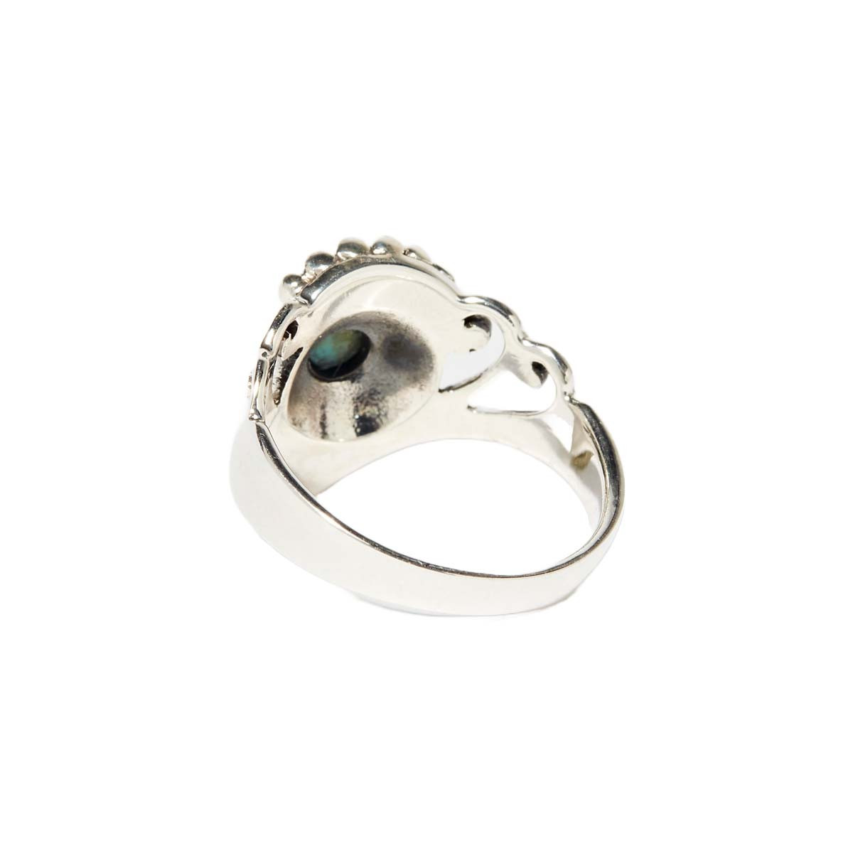 Bague "Floripondio" Turquoise 0,07ct et Argent Massif 925/1000