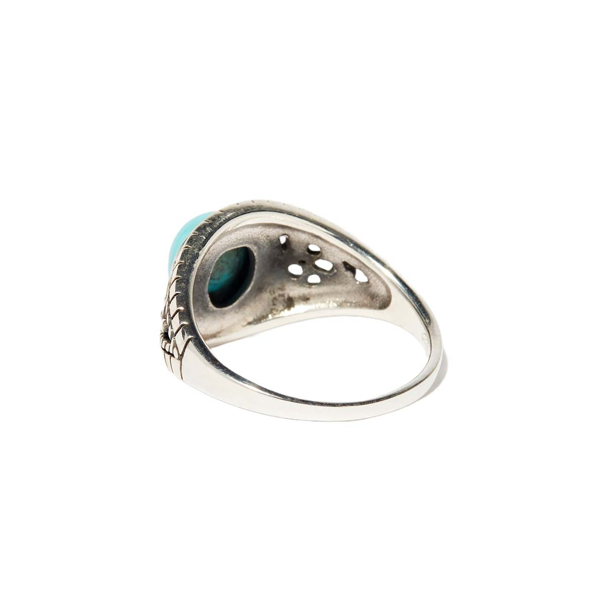 Bague "Nachi Turquoise" Argent 925 Bague "Fresia" Turquoise 0,22ct et Argent Massif 925/1000