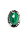 Bague "Malinalli Malachite" Argent 925