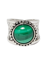 Bague "Quetzacoalt Malachite" Argent 925