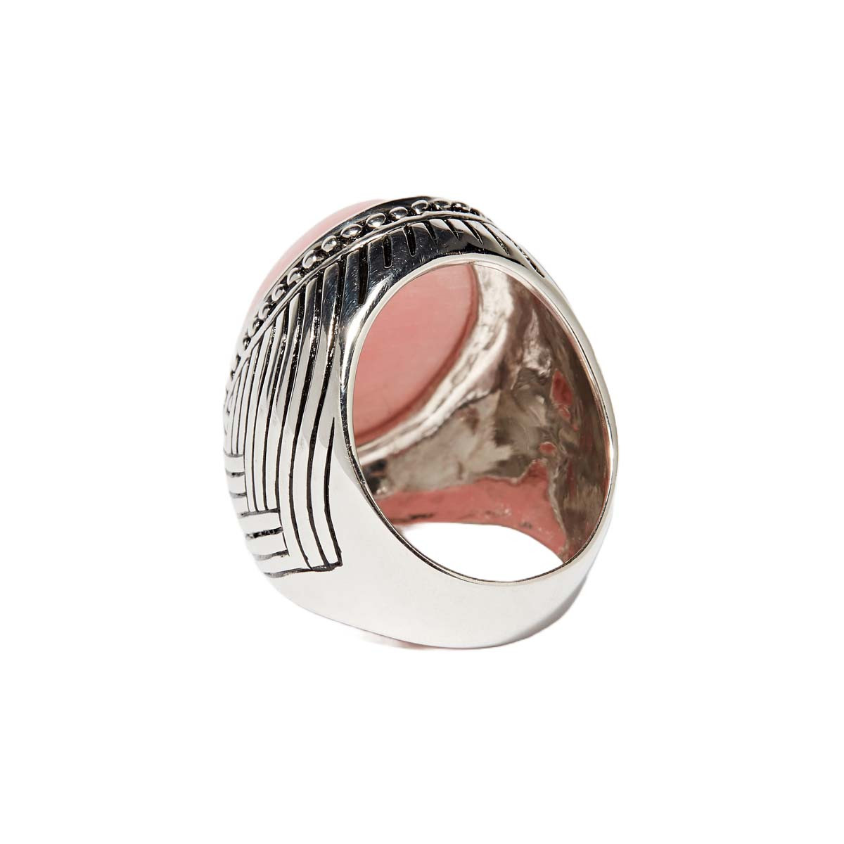 Bague "Retama" Opale rose 10,30ct et Argent Massif 925/1000