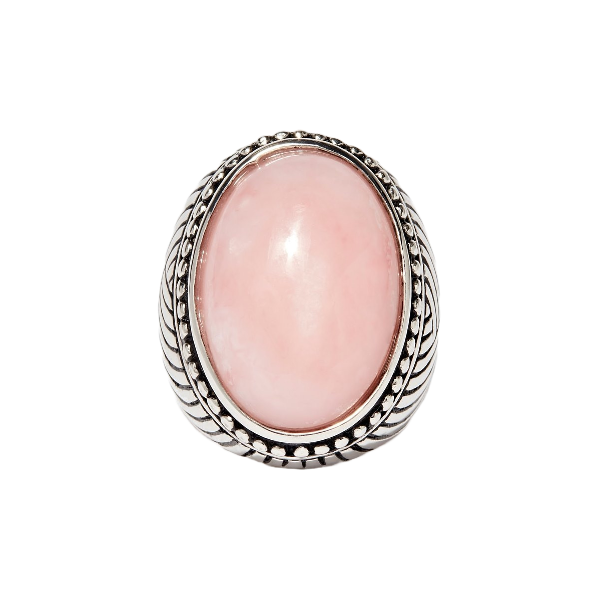 Bague "Jaab Pink Opale" Argent 925