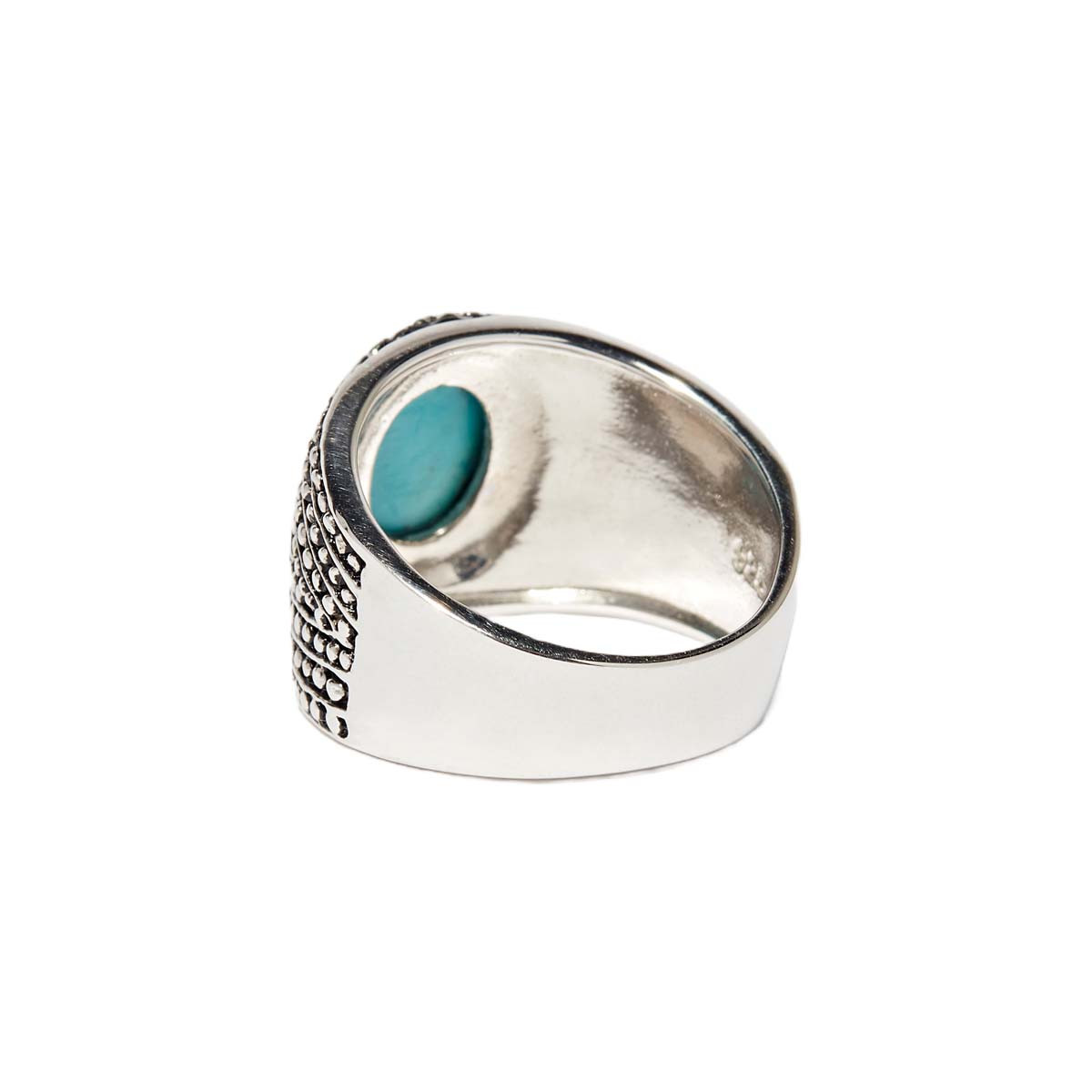 Bague "Ruda" Turquoise 2ct et Argent Massif 925/1000
