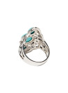 Bague "Cipactli Turquoise" Argent 925