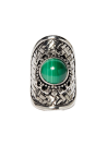 Bague "Ocelotl Malachite" Argent 925