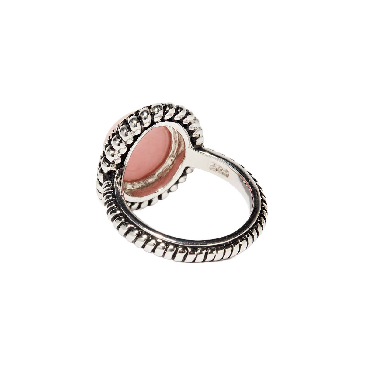 Bague "Totora" Opale rose 2,70ct et Argent Massif 925/1000