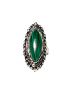 Bague "Mixcoalt Malachite" Argent 925