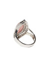 Bague "Clamato Rhodochrosite" Argent 925