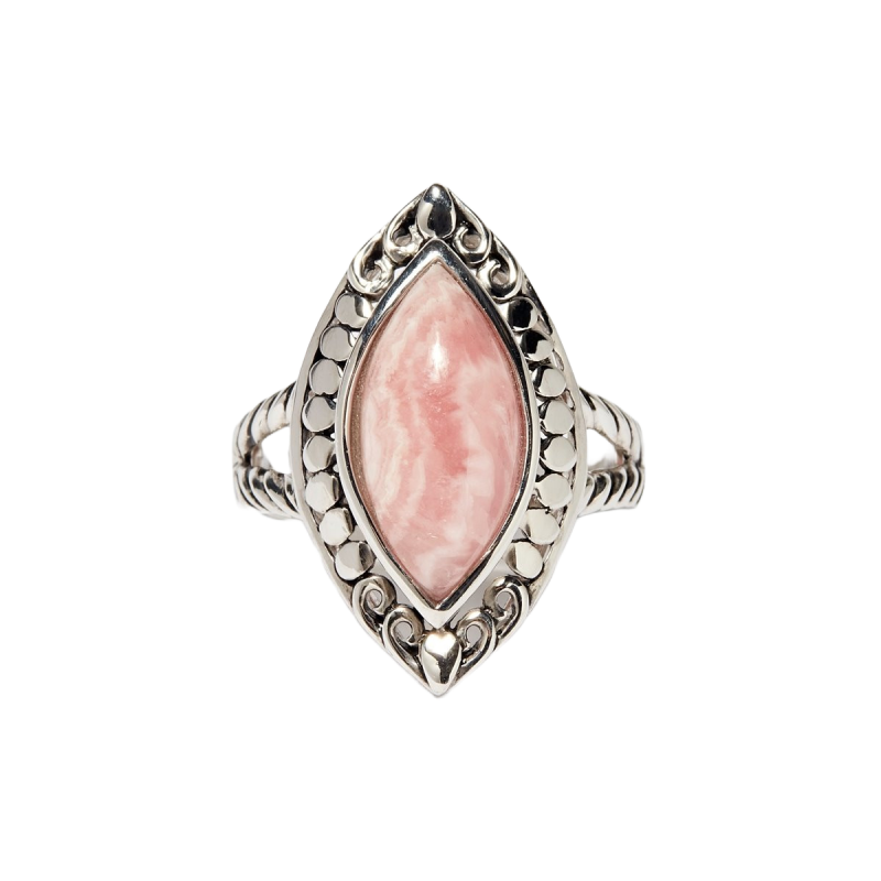 Bague  Clamato Rhodochrosite  Argent 925