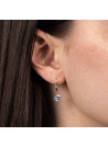 Boucles d'oreilles Or jauneet zirconium