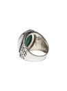 Bague "Amimitl Malachite" Argent 925