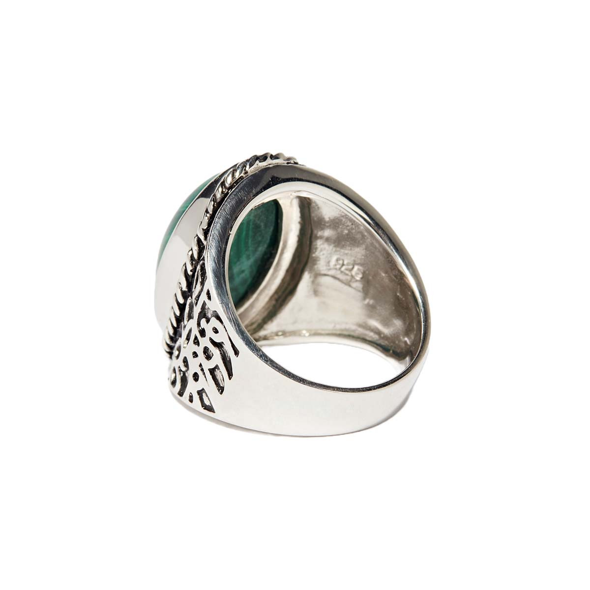 Bague "Amimitl Malachite" Argent 925 Bague "Amimitl Malachite" Argent 925