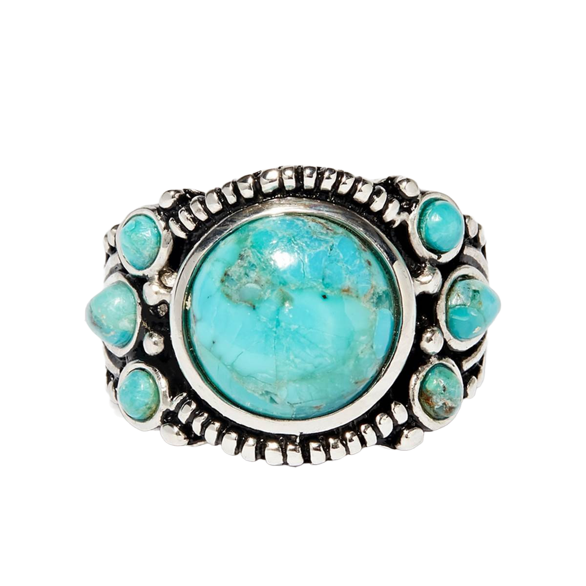 Bague "Cihuateteo Turquoise" Argent 925