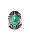 Bague "Tapaxcatli Malachite" Argent 925