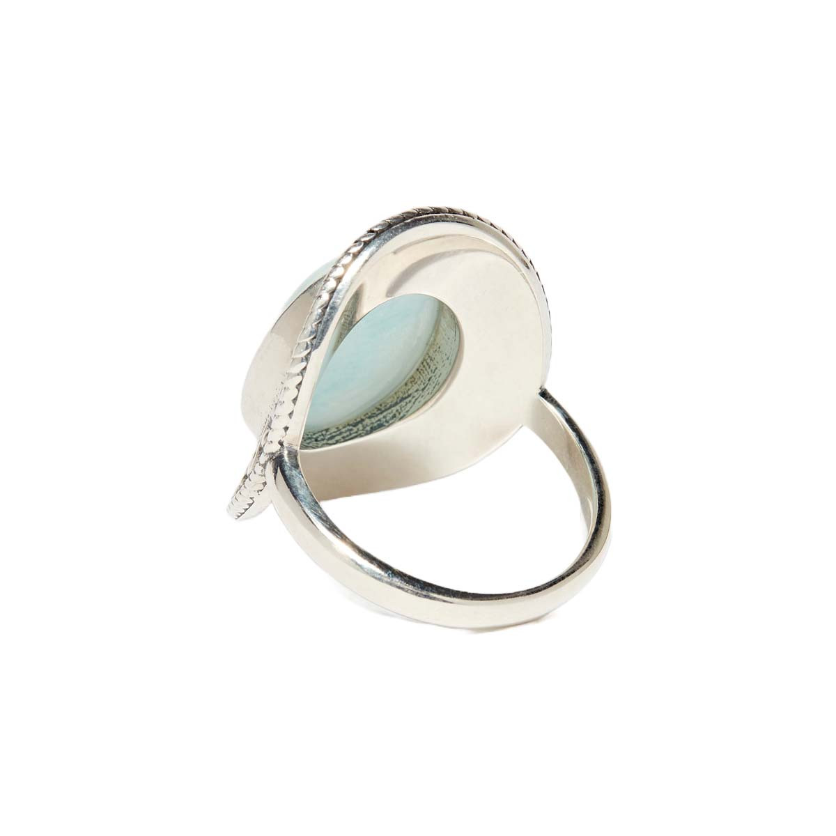 Bague "Gallito" Larimar 4,98ct et Argent Massif 925/1000larimar