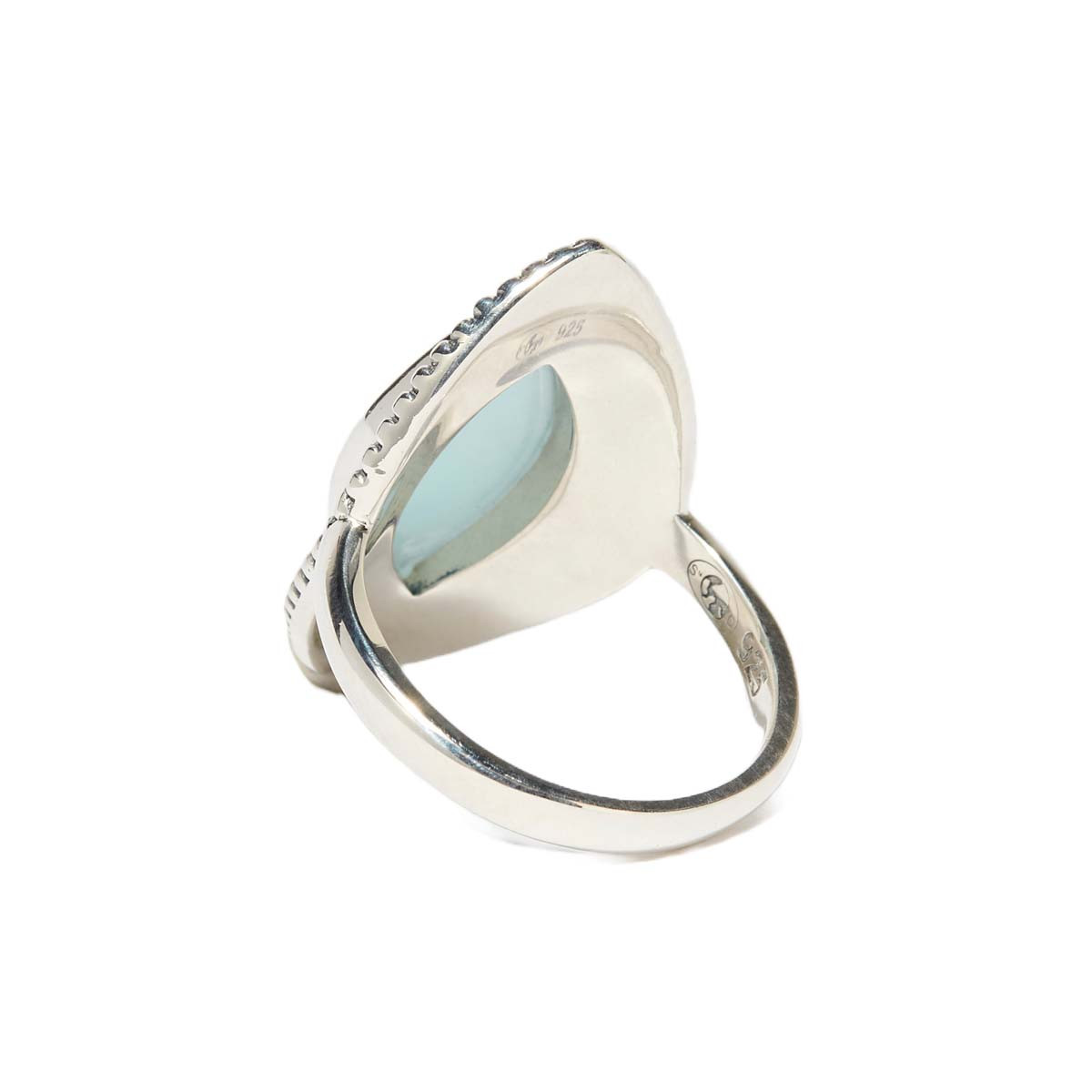 Bague "Helecho" Larimar 2,93 et Argent Massif 925/1000