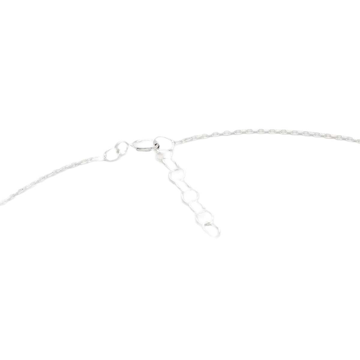 Collier "Pochote" Turquoise 0,10ct et Argent Massif 925/1000