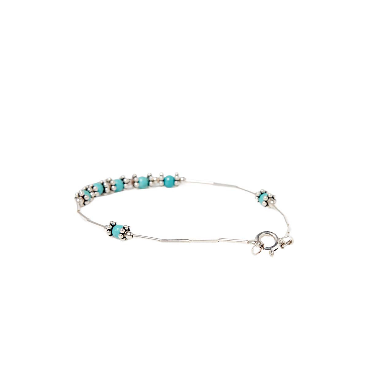 Bracelet "Newal" Turquoise Bracelet "Huito" Turquoise