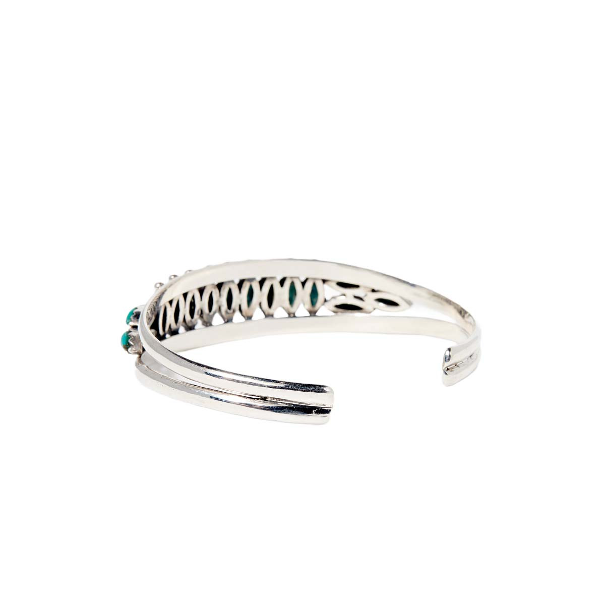 Bracelet "Macculli" Argent et Turquoise Bracelet "Masato" Argent et Turquoise