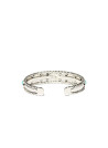 Bracelet ajustable argent massif et pierre naturelle