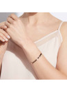 "MAMAN D'EXCEPTION" bracelet jonc doré à message