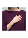 "LES COPINES D'ABORD" Jonc doré bracelet à message