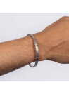 Bracelet jonc Homme en Argent massif 925