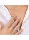Bague "Bouclier Rubis" Or jaune et Diamants