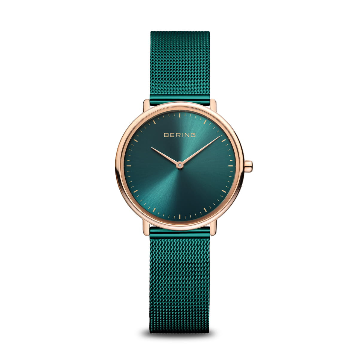 Montre Bering Femme "Ultra Slim" Quartz - Boîtier acier doré rose - 15729-868 Montre Bering Femme "Ultra Slim" Quartz - Boîtier acier doré rose - 15729-868