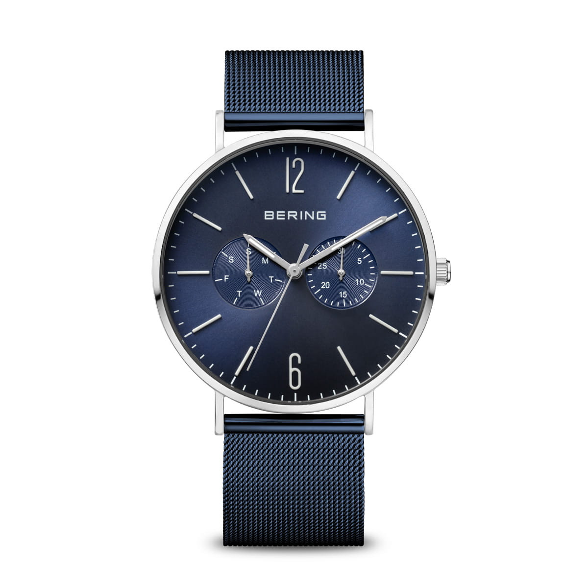Montre Bering Femme "Classic" Quartz - Boîtier argenté brillant - 14240-303 Montre Bering Homme "Classic" Quartz - Boîtier argenté brillant - 14240-303