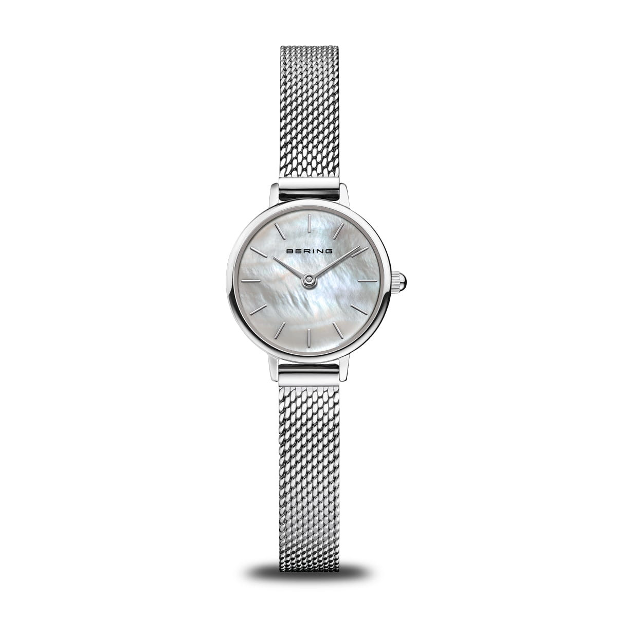 Montre Bering Femme "Classic" Quartz - Boîtier argenté brillant - 11022-004 Montre Bering Femme "Classic" Quartz - Boîtier argenté brillant - 11022-004