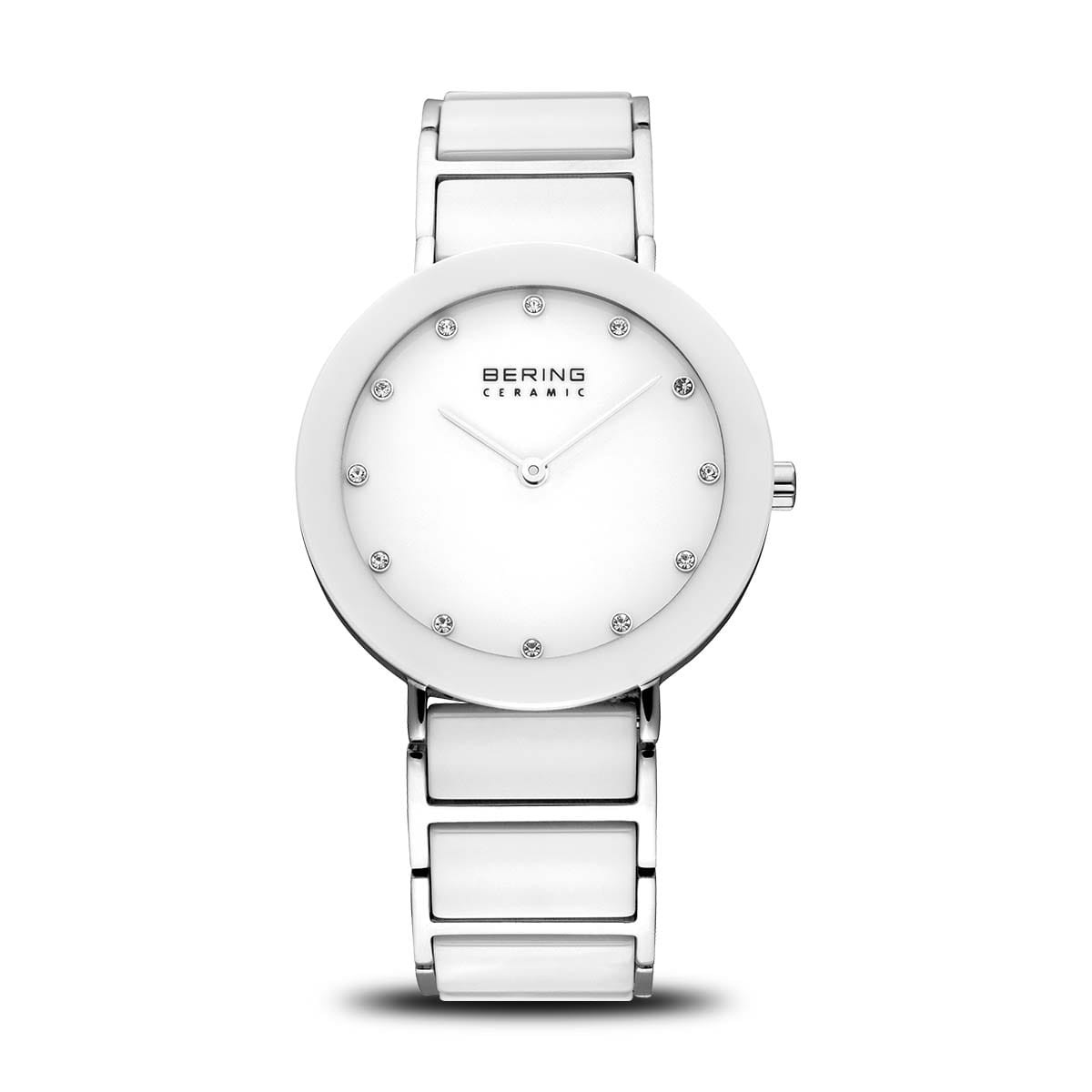 Montre Bering Femme "Ceramic" Quartz - Boîtier argent brillant - 11435-754