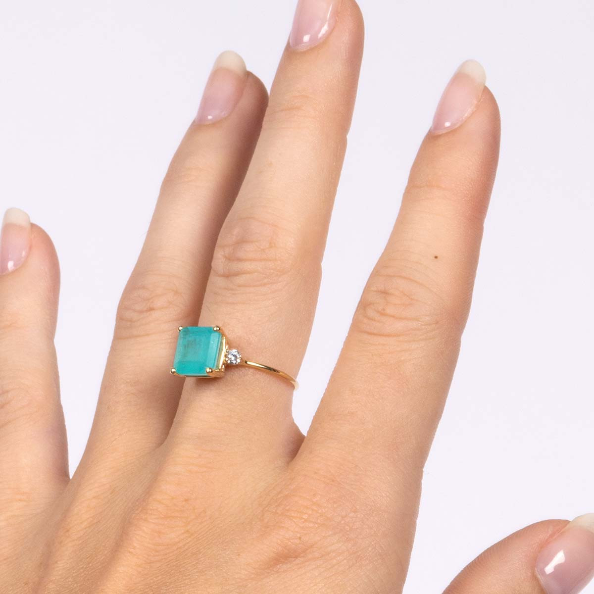 Bague "Espoir Topaze" Or jaune Bague "Tempête" Or jaune