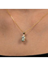 Pendentif Or Jaune 375/1000 et Zirconium