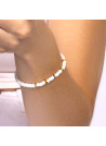 Bracelet "Atlacoya" Opale blanche