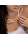 Collier "Atlacoya" Opale blanche