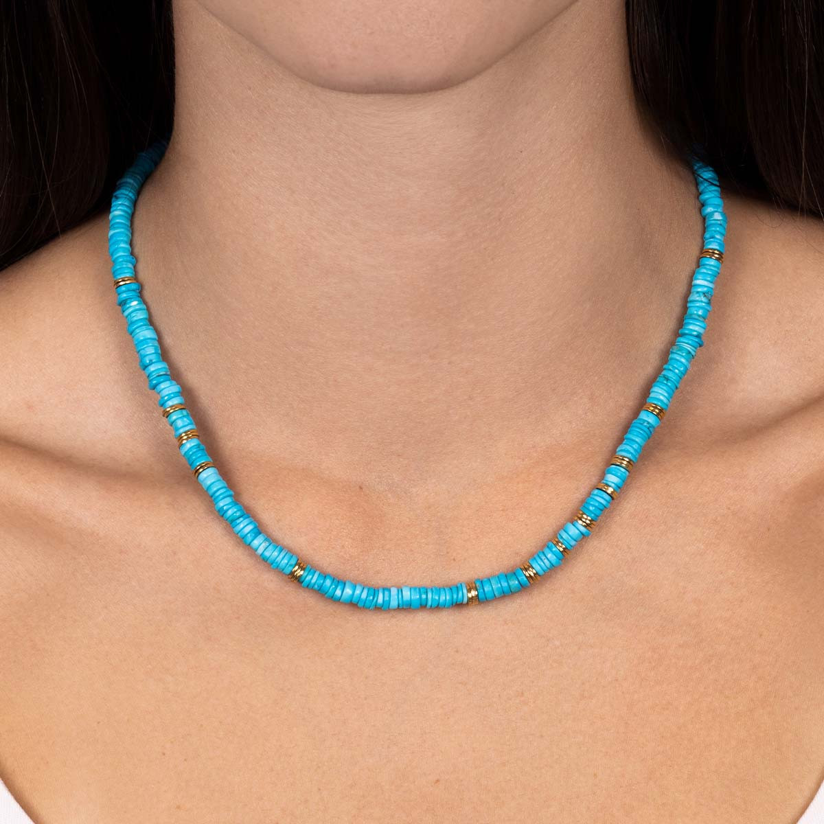 Collier "Atlacoya" Turquoise Collier "Inga" Turquoise